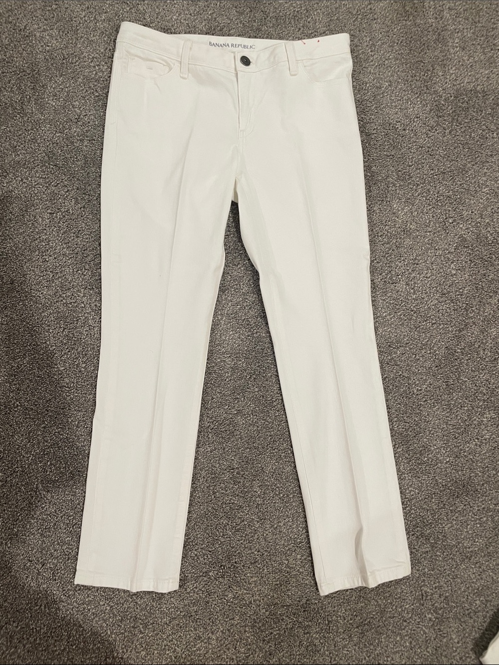 Banana Republic White Jeans